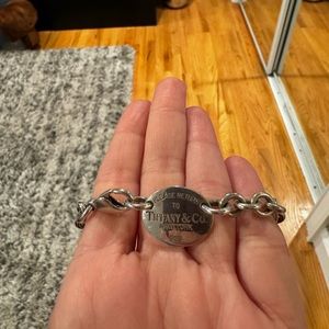 Tiffany & Co. Oval Tag Necklace